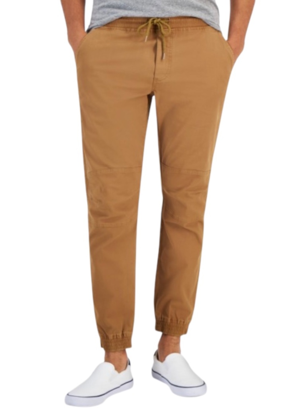 Sun + Stone Men's Articulated Jogger Pants, Dull Gold XL - NWT